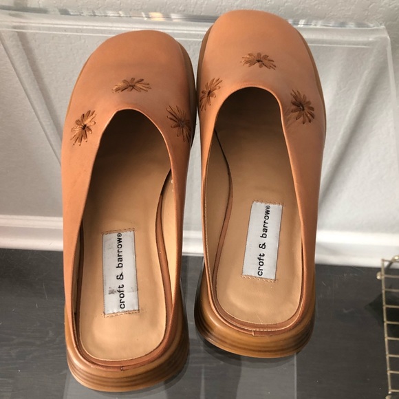 Vintage Y2K Croft & Barrow Leather Mule Slides - Picture 10 of 12